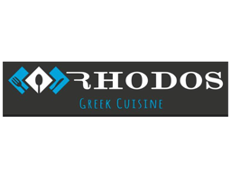 Restaurant Rhodos Bielefeld logo.